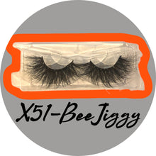 Load image into Gallery viewer, BeeJiggy Mink Lashes-X51
